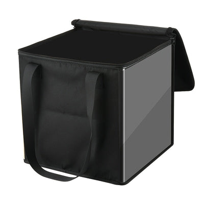 Estuche de viaje para discos de vinilo con caja transparente de TPU, apto para 50 discos y álbumes LP de 12 pulgadas, ideal para colección, viajes, conciertos, funda protectora con ventana transparente
