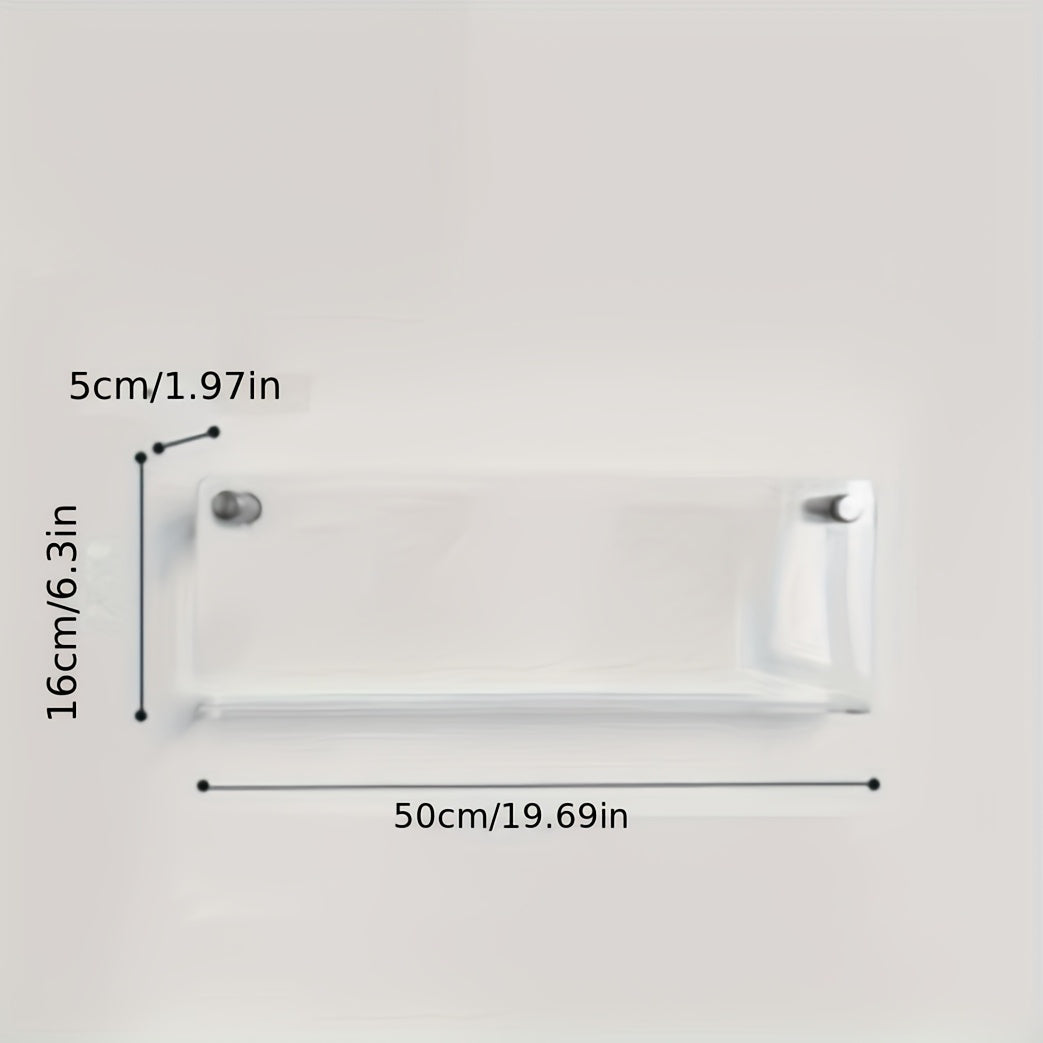 Estantería de Pared Acrílica Transparente y Minimalista Moderna para Revistas, Álbumes de Fotos y Láminas Artísticas - Organizador Duradero y Elegante Ahorrador de Espacio con Instalación Fácil, Decoración para Libros
