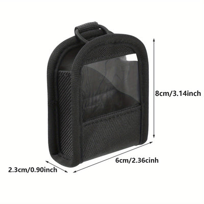 Mochila transmisora de guitarra negra - Correa ajustable, varias opciones de antenas, cierre de cremallera seguro para guitarra de bajo e instrumentos, equipo de músico, diseño elegante, construcción duradera