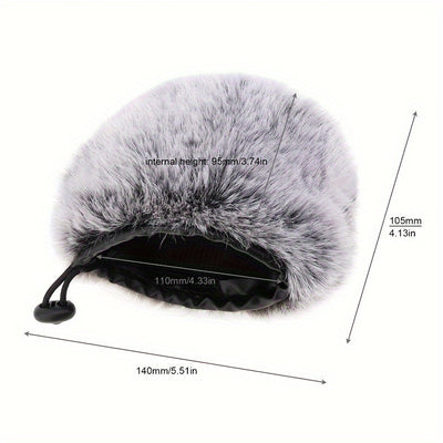 Pantalla de viento de micrófono profesional ePathChina - 1-Pack, Filtro de pop de micrófono de condensador universal, accesorio de reducción de ruido para podcasting, grabación y transmisión en vivo - Disponible en blanco, negro y gris
