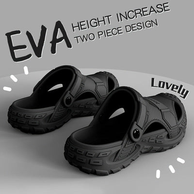 Zuecos de EVA de doble uso para hombre - Sandalias transpirables con agujeros de ventilación, suela antideslizante y diseño ligero para uso interior/exterior en verano, zapatillas de diario, sandalias casuales, ajuste cómodo