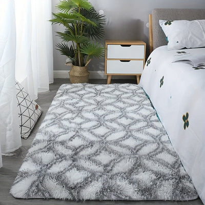 1pc, Alfombra Suave y Esponjosa para Sala de Estar, Dormitorio, Habitación, Juego, Mesa de Café/Té, Multiusos: Colchoneta de Fitness/Yoga, Tapete para Batería o Picnic/Camping, Ligera y Fácil de Doblar, Diseño en Forma de Anillo, Decoración para Hogar
