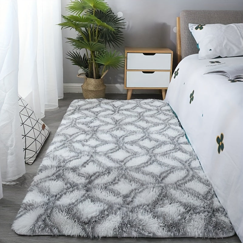 1pc, Alfombra Suave y Esponjosa para Sala de Estar, Dormitorio, Habitación, Juego, Mesa de Café/Té, Multiusos: Colchoneta de Fitness/Yoga, Tapete para Batería o Picnic/Camping, Ligera y Fácil de Doblar, Diseño en Forma de Anillo, Decoración para Hogar
