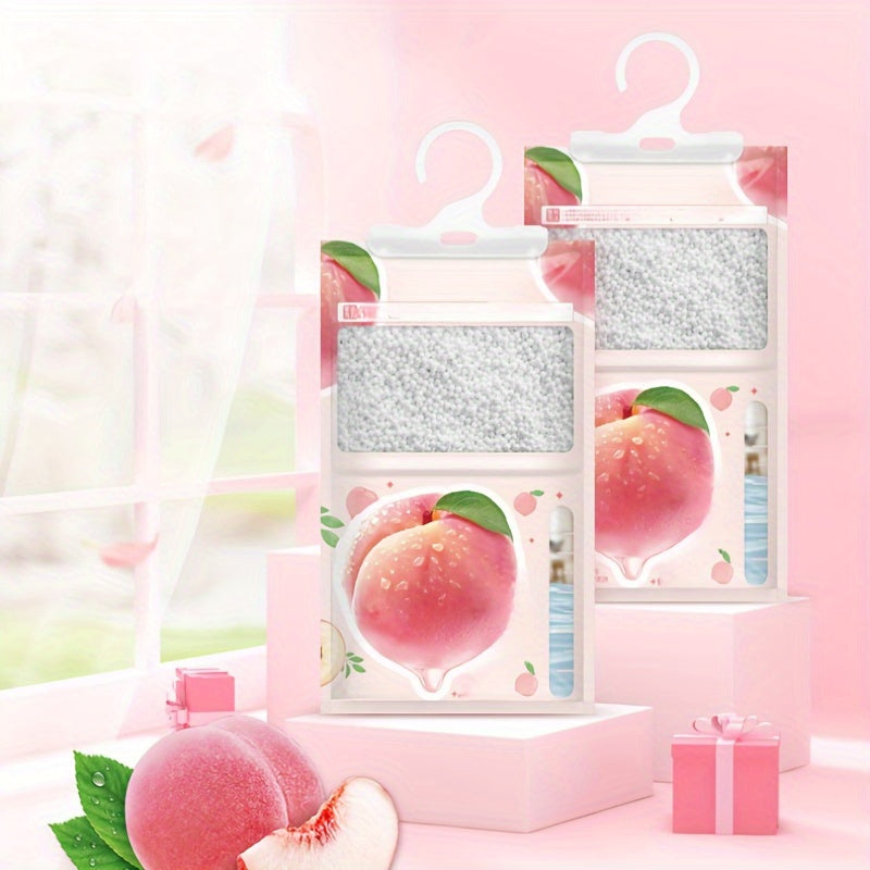 2/5 piezas de bolsas de deshumidificador estilo flor de cerezo, absorción de humedad y sequedad, adecuadas para dormitorio, sala de estar, cocina, baño, residencia, almacén, etc. - Bolsas de humedad colgantes para el hogar, deshumidificador portátil