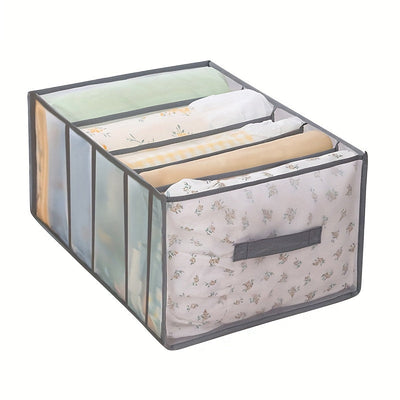 1 Unidad, Caja De Almacenamiento De Sábanas De Cama Y Cubierta De Edredón, Caja De Almacenamiento De Malla Plegable, Caja De Almacenamiento De Ropa, De Cajón, De Armario, Caja De Almacenamiento De Ropa