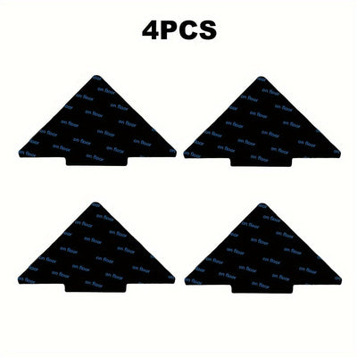 4/12/20pcs Pegatinas De Agarre En Forma De Árbol, Cintas Antideslizantes Para Pisos De Madera Y Baldosas, Cintas Reutilizables Y Lavables Para Alfombras De Área, Para Uso Doméstico