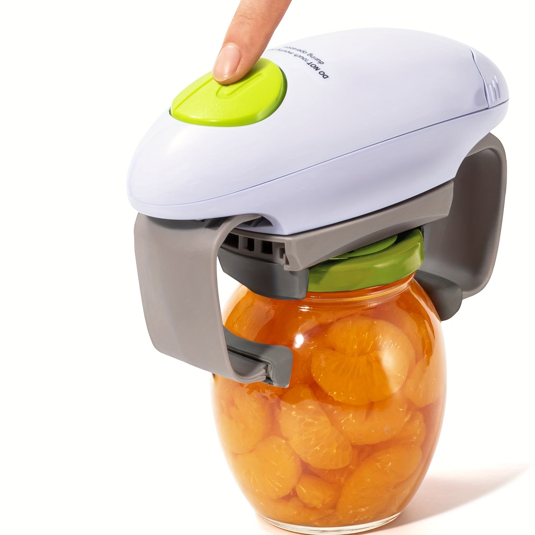 Abrevasos eléctrico, utensilio de cocina, duradero y automático para abrir frascos nuevos sellados, abrelatas sin necesidad de manos con apertura más fácil (batería no incluida)