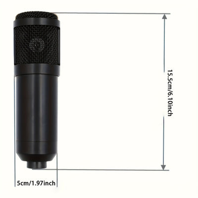 Nueva caja de podcast V8S, interfaz de audio todo en uno con micrófono de condensador de estudio, perfecta para podcasting, grabación, canto, transmisión y juegos, PC, teléfono inteligente.