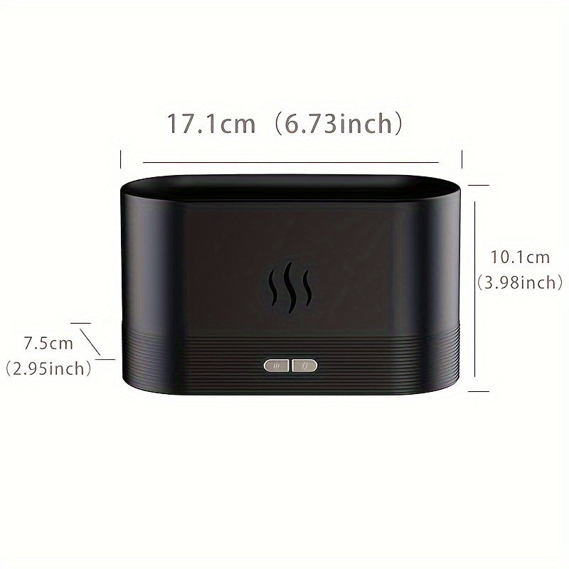 Humidificador Portátil De Niebla Fresca Con Cambio De Color LED Para Habitación, Purificador De Aire H2O, Fuego De Llama, Suministros Escolares, Regreso A Clases, Residencia Universitaria