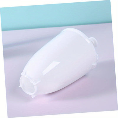 Fabricante de donas fácil de usar - Molde de donas mini blanco ABS con mango con resorte, perfecto para hornear en casa, suministros para hornear donas.