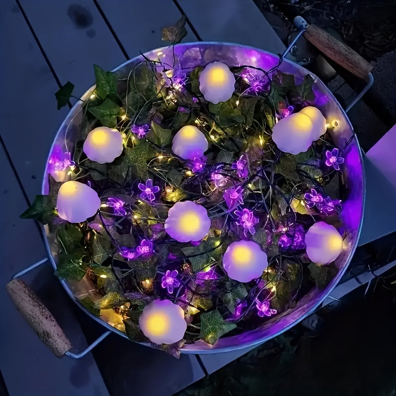 Luces Solares para Patio, calificación, Luces de Hadas Solares para Jardín, Porche, Decoración de Bodas y Fiestas, Luz de Ambiente para Navidad, 1 juego de 3.5 metros 10 luces