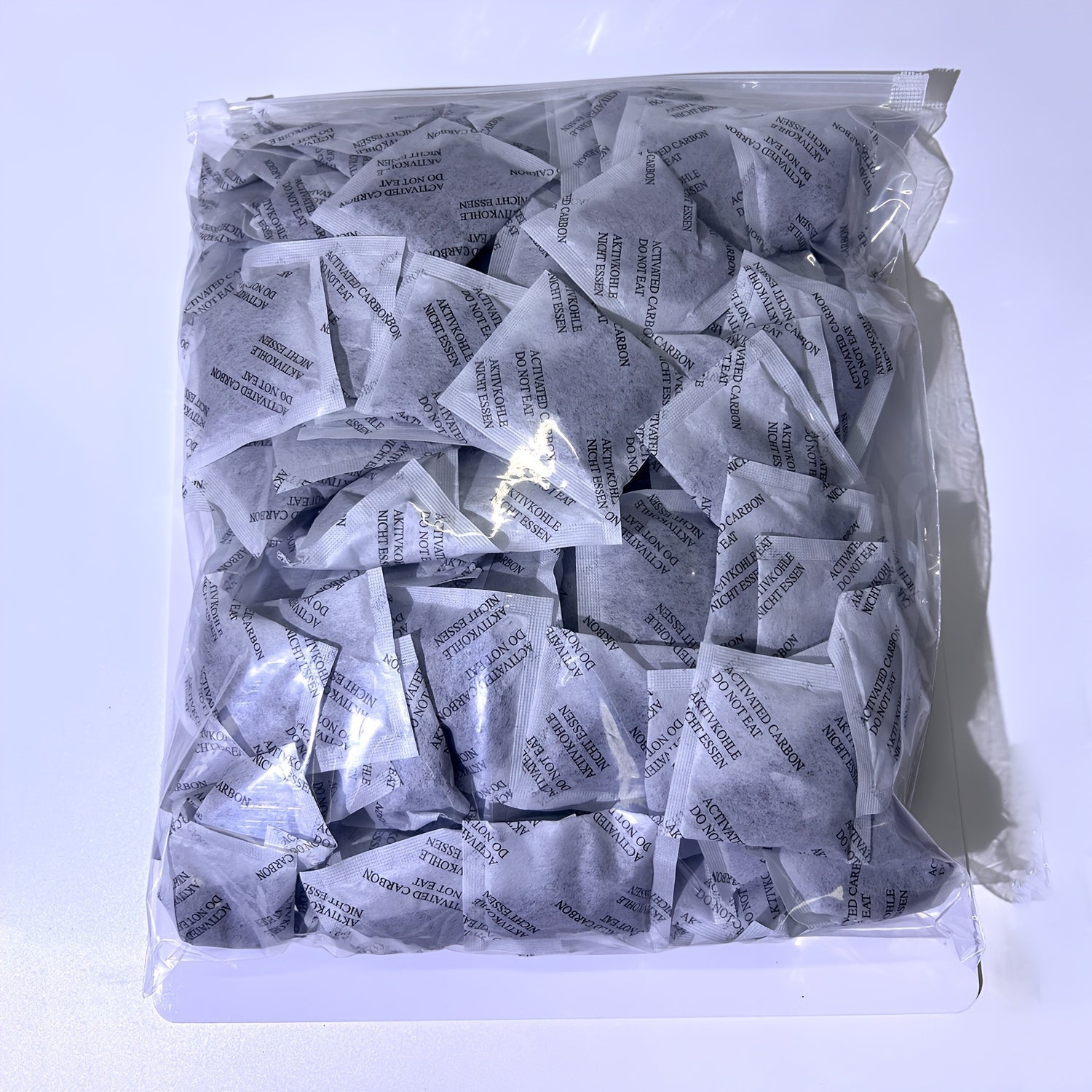 Bolsas purificadoras de aire de carbón activado de gran capacidad de 10 g, eliminadores de olores, súper absorbentes, aptas para cajas de zapatos, ropa, bolsos, cuero, artesanías, cajas de regalo, productos de plástico, muebles y más.