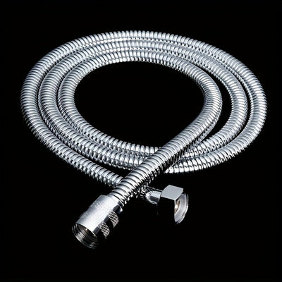 Manguera de ducha de acero inoxidable de 1,5 metros - Resistente a la corrosión, anti-enredado, 10 capas de espesor aumentado, resistente a altas presiones, conector universal de 4 mm, recubrimiento protector resistente al calor, diseño clásico para uso
