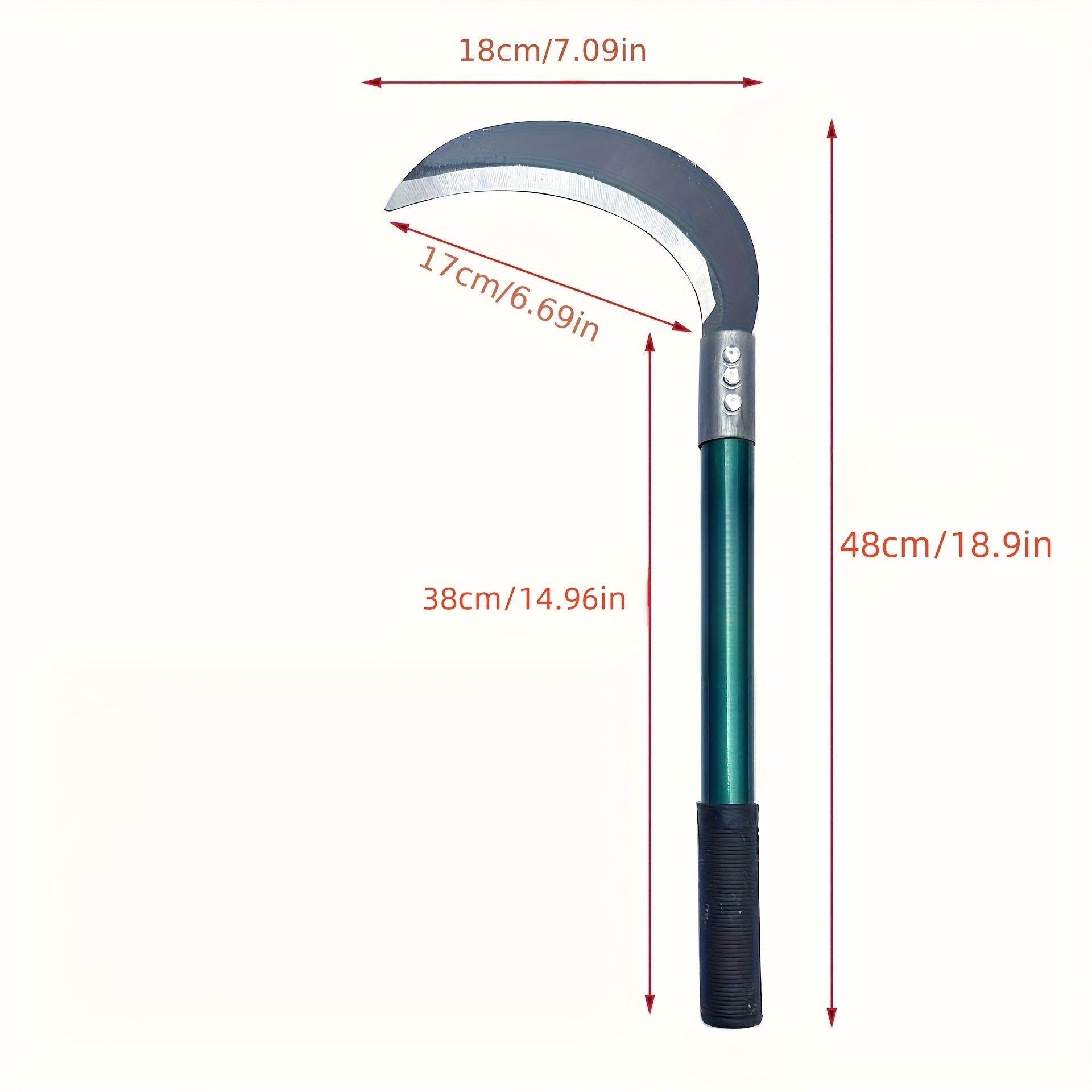 Tijeras Manuales Eficientes para Cortar y Podar Hierba, Hoja de Acero con Alto Contenido de Carbono, Construcción Metálica, Sin Necesidad de Energía Eléctrica, Herramienta Duradera y Fácil de Usar