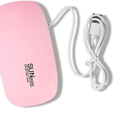 Linterna semipermanente para uñas, lámpara profesional plegable USB, secador de uñas portátil para hogar y salón, ideal para gel y todo tipo de arte en uñas