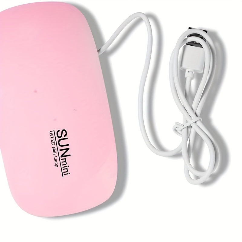 Linterna semipermanente para uñas, lámpara profesional plegable USB, secador de uñas portátil para hogar y salón, ideal para gel y todo tipo de arte en uñas