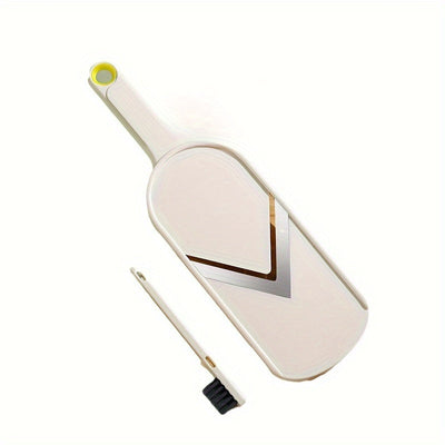 1pc Rallador manual multiusos para repollo - Herramienta cortadora y picadora de verduras de plástico - Fabricante de ensaladas para repollo finamente rallado y verduras verdes - Accesorio de cocina sin batería