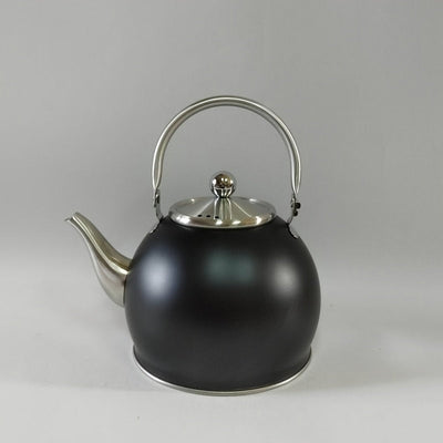 Tetera de acero inoxidable Luxgrace, diseño elegante para Navidad, Día del Padre, Día de la Madre - Vajilla duradera, tetera navideña