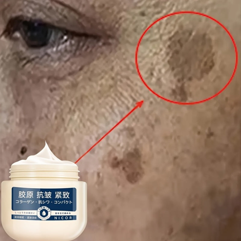 Crema facial Nicor Dense Water-Gloss para manchas oscuras y luz desigual Beige - Crema hidratante y firmeante con ginseng, ingredientes vegetales, brillo, textura no grasosa, cuidado diario de la piel para todos los tipos de Beige claro