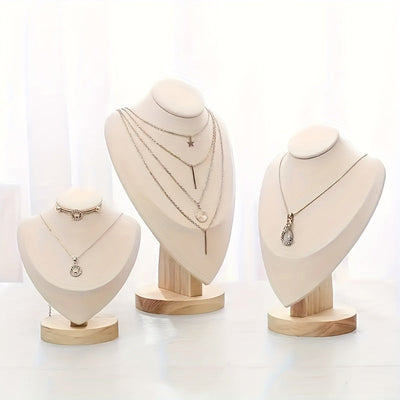 1 pza. con estilo soporte para collares de retratos - Expositor de joyas con estilo para tocador y escaparate - Perfecto para organizar y exhibir sus preciosas torres de joyas colgantes