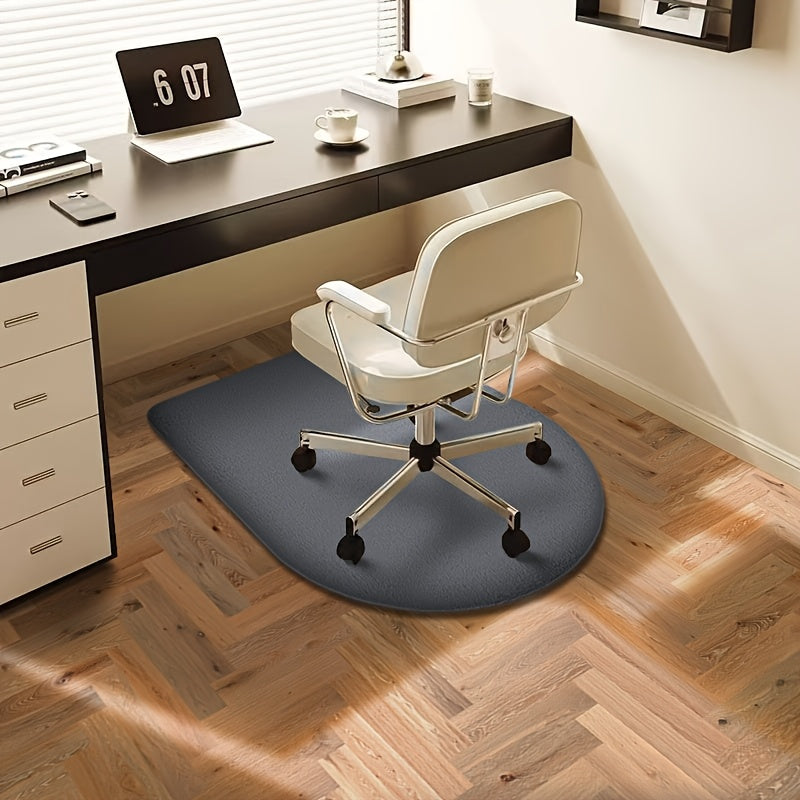 Alfombra duradera para silla de estudio con arco simple, para computadora, hogar, dormitorio o tocador, suave y aislante de sonido