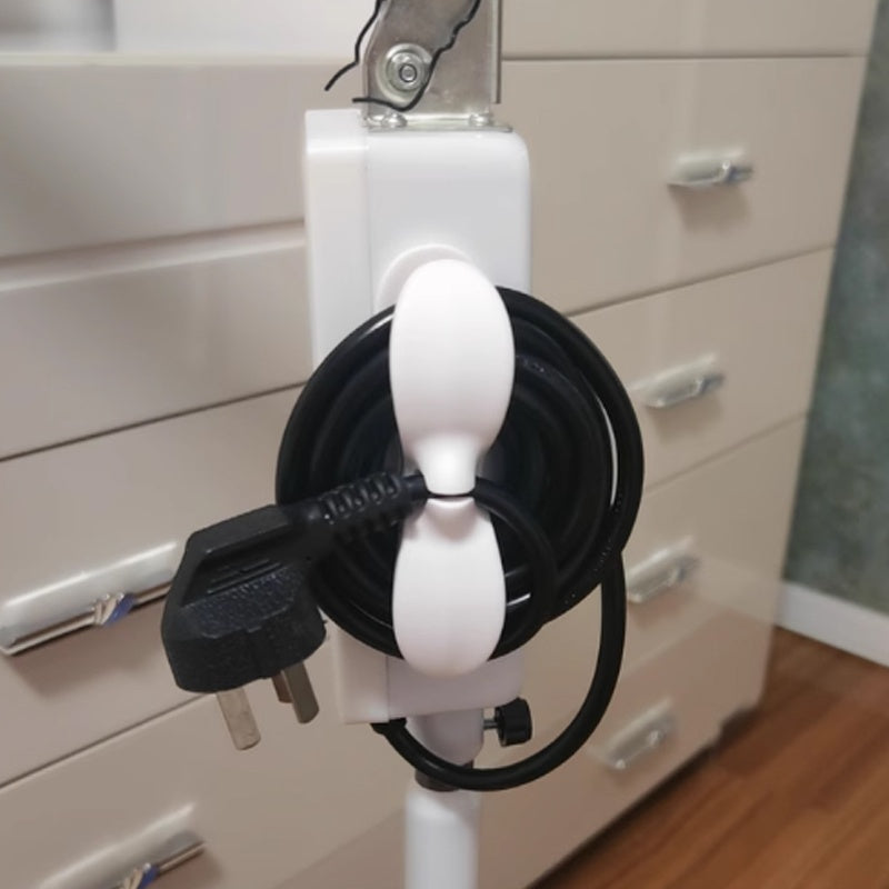 Organizadores Resistentes para Cocina - Ahorrador de Espacio en Encimeras y Gabinetes, Compatible con Licuadoras, Cafeteras, Freidoras y Electrodomésticos (Sin Pilas Necesarias), Organizador de Cables y Utensilios, Fácil Instalación (Compatible con Elect