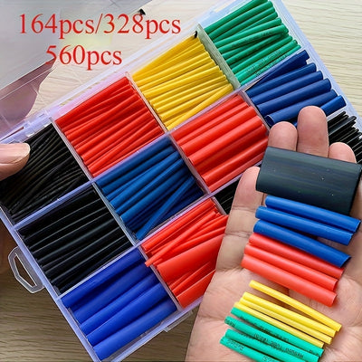 Tube termorretráctil; Tubo resistente al calor; Kit de embalaje termorretiro; Protector de cable para conexiones eléctricas; Funda aislante para hogar y exteriores, protección de cables