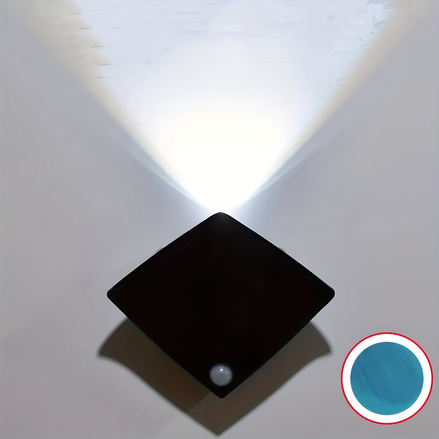 Lámpara de pared con sensor de movimiento, luces nocturnas para dormitorio, porche, balcón, pasillo, decoración de hotel, se requieren baterías AAA