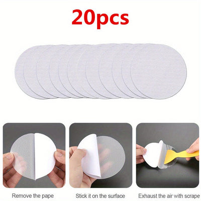 10/20/40 adhesivos antideslizantes transparentes para bañera - Pegatinas de seguridad PEVA para ducha, redondas y alargadas, fáciles de instalar, sin residuos, alta calidad, para bañera, ducha y entrada