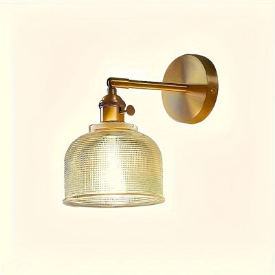 1 lámpara de pared moderna de vidrio, lámpara de mesa de noche, lámpara de pasillo, lámpara de pared, lámpara americana (sin bombilla incluida)
