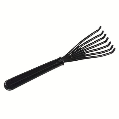 1 pza Herramienta limpiadora de cepillo para cabello, rastrillo para limpiarla suciedad en el cepillo para cabello, con mango de plástico, para el salón y el hogar