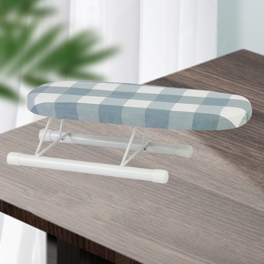 1 pieza de tabla de planchar ligera - Portátil, plegable, resistente al calor, cubierta de escritorio que ahorra espacio para planchar ropa, estilos de cuadros y flores, ideal para uso en casa y viajes, accesorio de planchado para viajes | Tabla de planc
