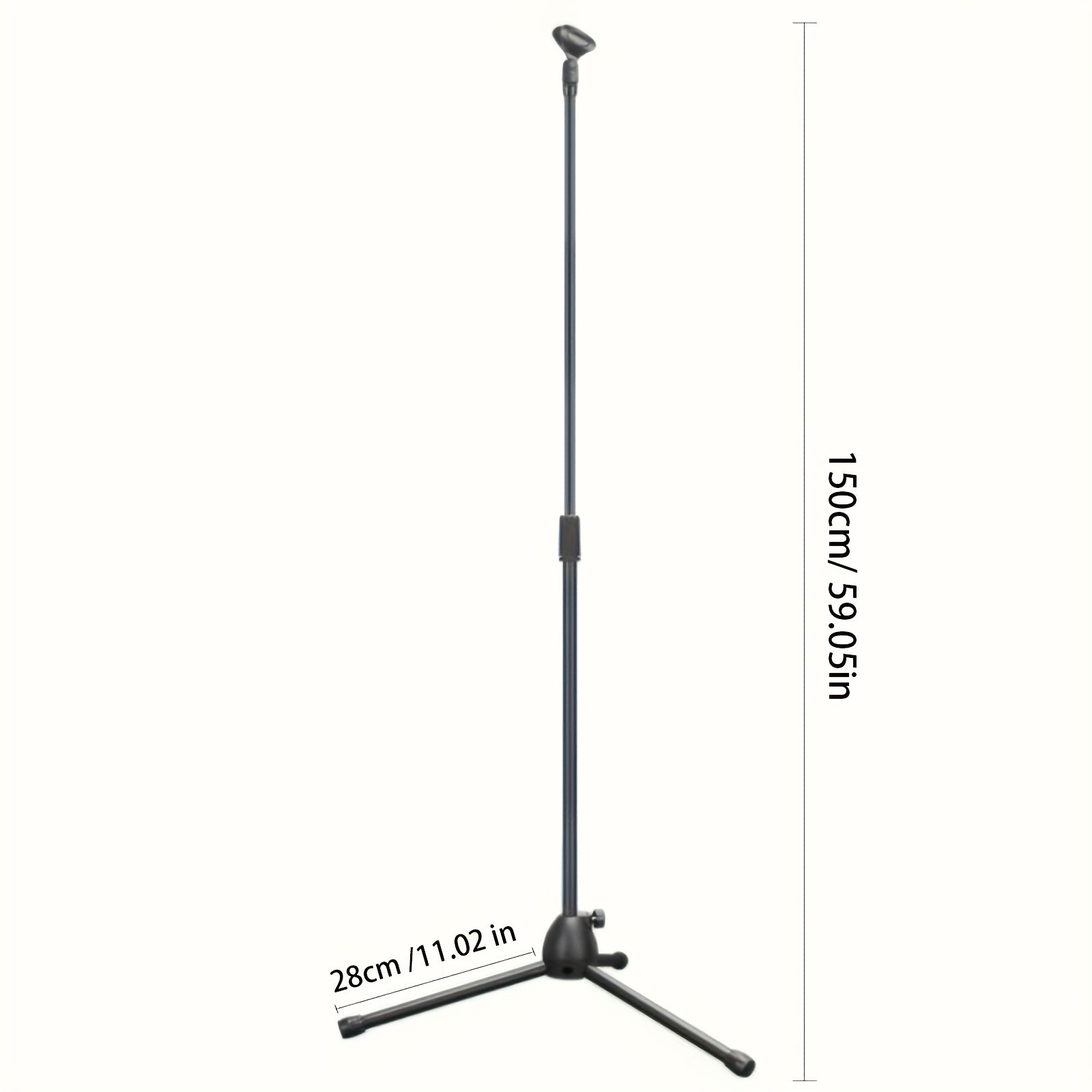 Soportes de micrófono y micrófonos con patas plegables y trípodes ideales para estudios, karaoke, shows en vivo de DJ y conferencias