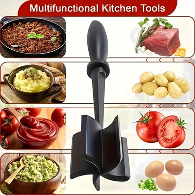 Herramienta de Cocina Multifuncional: Picadora de Carne, Trituradora y Pulverizador - Adecuada para Carne de Hamburguesa, Carne de Ternera, Pavo y Más - Trituradora de Alta Calidad para Crear Hamburguesas - Resistente al Calor - No Requiere Electricidad