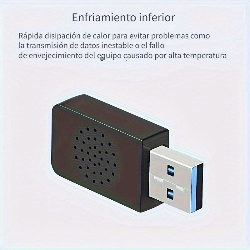 Adaptador Inalámbrico Para PC De Escritorio Adaptador De Red Adaptador USB Inalámbrico De 1300 Mbps Para PC Adaptador WiFi Para PC De Escritorio Con Antena De Doble Banda De Alta Ganancia Incorporada 5 G / 2.4G Adaptador Inalámbrico Para PC De Escritorio