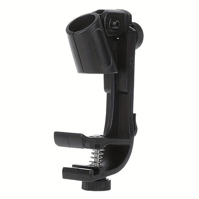 4 soportes ajustables para micrófonos de batería, sujetadores antichoque para aro de tambor, abrazaderas para micrófono de instrumentos musicales