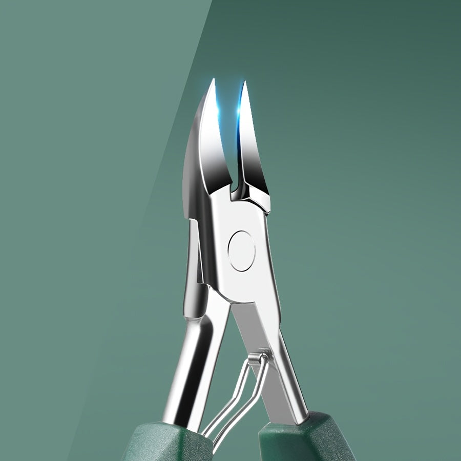 Juego de cuidado de pies de acero inoxidable de 5 piezas con cortauñas, limpiador de uñas de los pies, raspador de pies y lima para pies - Ideal para eliminar piel dura y callos, esenciales para el cuidado de las uñas | Herramientas de acero inoxidable |