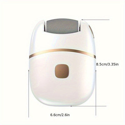 Extracción de pies eléctrica recargable, herramienta de pedicura con 3 cabezas intercambiables para la eliminación automática de pieles muertas, ligeras y viejas, para hacer que los pies estén suaves. Carga USB, producto de belleza para el cuidado de pie