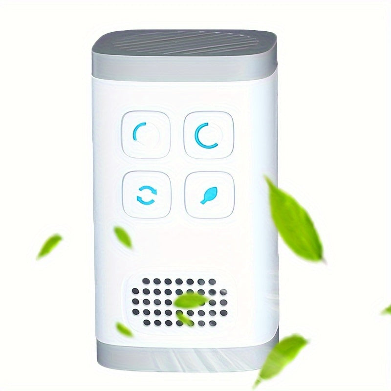 1 purificador de aire con iones negativos y ozono, purificador de aire mini enchufable para el hogar, purificador de aire portátil práctico, elimina olores de mascotas y humo, ideal para dormitorios pequeños, oficinas y salas