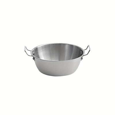 1PC Cuenco De Aperitivos De Acero Inoxidable 304, Cuenco De Sopa De Fideos Japoneses, Cuencos De Ramen, Cuenco De Servicio Coreano Con Asa, Para Cocinar, Hornear, Preparar Ensaladas, Sopa De Pho, Cereales, Para El Hogar, Cocina, Restaurante, Accesorios D