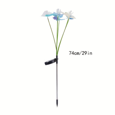 Luces solares de mariposa para exteriores - Sensor inteligente 2 modos de iluminación, luces de patio de jardín de alta calidad y duraderas de plástico para uso interior/exterior, decoración de bodas y fiestas, decoración de mariposas, iluminación de sen