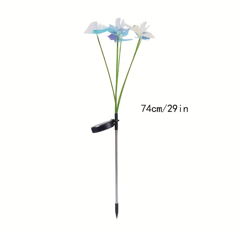 Luces solares de mariposa para exteriores - Sensor inteligente 2 modos de iluminación, luces de patio de jardín de alta calidad y duraderas de plástico para uso interior/exterior, decoración de bodas y fiestas, decoración de mariposas, iluminación de sen