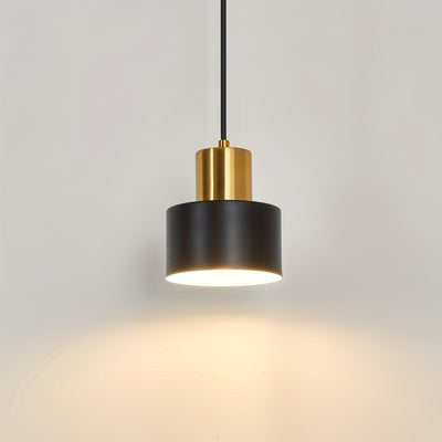 Linterna colgante moderna mini con cubierta de metal pulido, iluminación semienterrada para techo, ideal para cocina, comedor, pasillo, dormitorio - compatible con bombillas E27, incluye accesorios de instalación, alimentación por cableado (bombilla no i