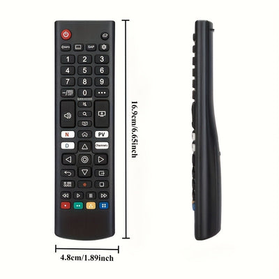 Control remoto universal de reemplazo para televisores inteligentes LG - Compatible con series OLED, UHD, QNED y NanoCell (UP70-UP87, OLED A1-G2, QNED 80-99, Nano 55-99, UQ9000-UQ8000), carga con batería o USB, sin componentes electrónicos, tarjeta madre