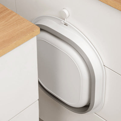 1 pieza de lavabo portátil plegable de plástico duradero - Estilo moderno, diseño de almacenamiento fácil para el hogar, dormitorio, camping - No necesita electricidad, ligero y portátil, artículos esenciales para el dormitorio, forma rectangular elegant