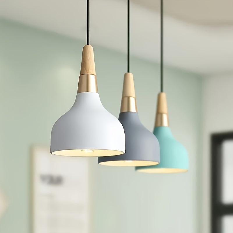 Lámpara de techo moderna con pantalla de metal desmontable, montaje semienterrado, iluminación de techo con cableado duro para bares, dormitorios y restaurantes - Incluye hardware de instalación, compatibilidad con bombillas E26, 85V-265V, decoración de