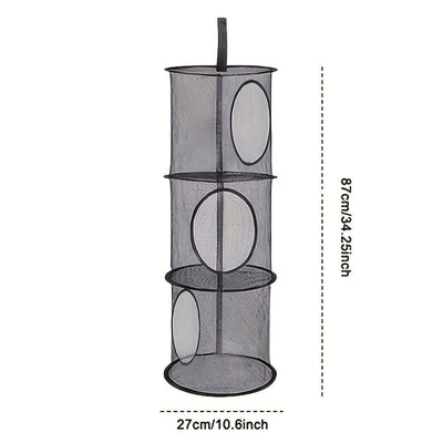 Organizador Plegable de Peluches con 43 Compartimentos - Bolsa Colgante de Malla para Habitación Infantil, Organizador Multiusos de Tela Duradera para Ropa, Guantes y Calcetines (), Diseño Compartmentalizado
