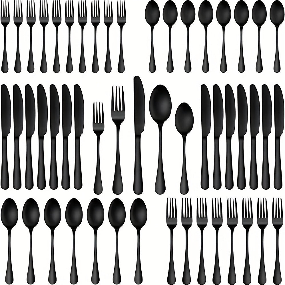 Juego de cubiertos de 30 piezas para 6 personas, juego de vajilla de acero inoxidable de alta gama, pulido a espejo, juego de vajilla duradero para el hogar, incluye tenedor, cuchillo y cuchara, apto para lavavajillas, regalo para el Día del Padre, Día d