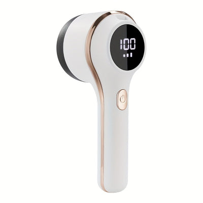 TOOP Afeitadora de Tela Portátil con Pantalla Digital - Recargable por USB, Diseño de 6 Cuchillas para Ropa y Uso Doméstico