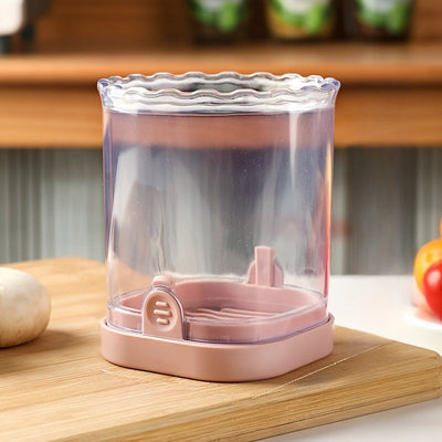 Un Cortador de Verduras Manual Multifuncional, Taza para Picar y Rebanar Portátil para Uso en Exteriores y Hogareño, Capacidad Menor a 1 Litro, Sin Necesidad de Energía